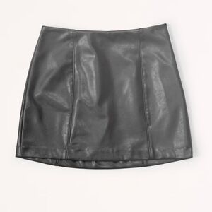 Abercrombie Vegan Leather Mini Skort